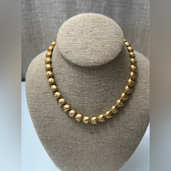 Stunning Vintage Swarovski  Hearts Choker Necklace Missing Two Crystal - Picture 10 of 12